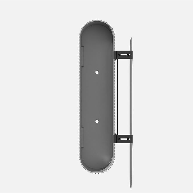 Veradek Demi Series Railing Planter - Hanging Planter Box for Windowsill/Balcony | Plastic-Stone Composite w/Railing Bracket | Modern Décor for Flowers