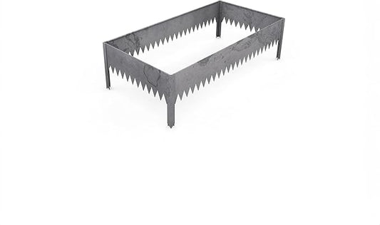 Edge Right - Raised Garden Bed Kit - COR-Ten Steel (8" COR-Ten Steel, 2 FT x 4 FT)