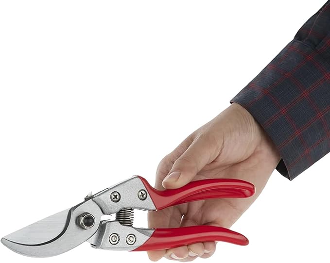 8" Professional SK5 Bypass Pruning Shears – Ultra Sharp Premium Garden Scissors, Ergonomic Non-Slip Handle, Heavy Duty Clippers for Roses, Flowers, Plants & Small Branches.