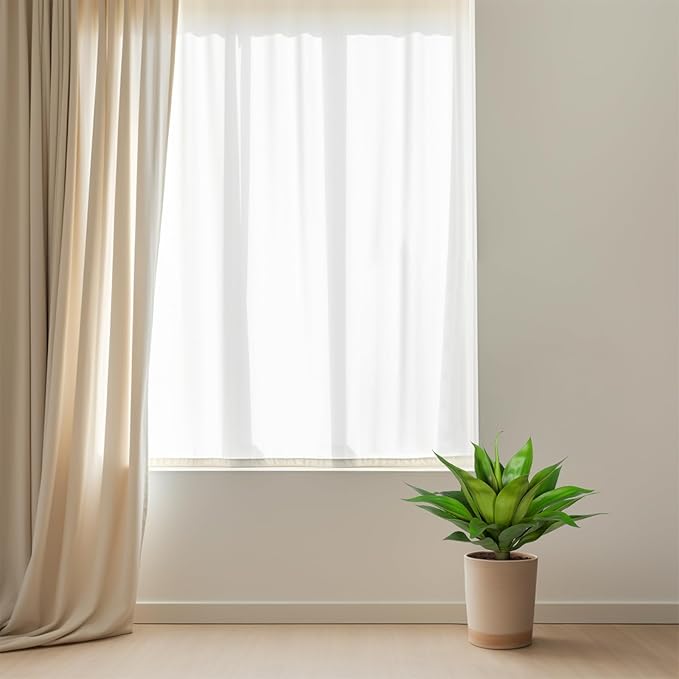 Ttranewsoo 22' Artificial Plant,Artificial Agave Plants,Faux Plants for Outdoors,Artificial Plant Outdoor,Large Uv Resistant Fake Agave Planters for Indoor and Outdoor Decorating (1PCS)