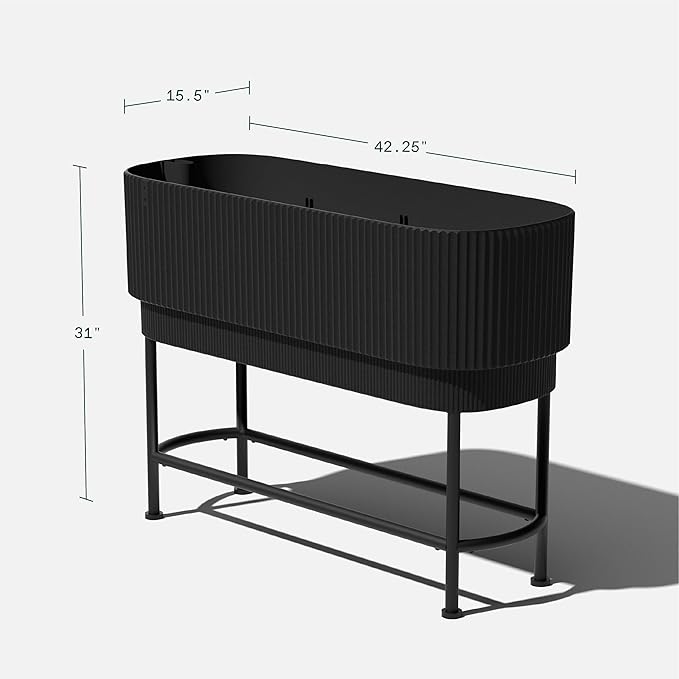 Veradek Demi Series Raised Garden Bed w/Stand - Self-Watering Planter for Backyard & Garden | All-Weather Use