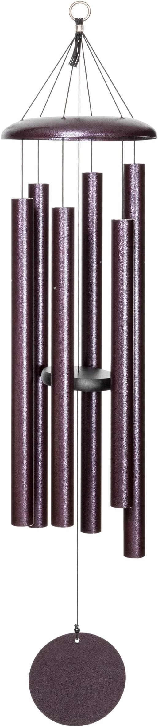 Corinthian Bells by Wind River - 44 inch Plum Wind Chime for Patio, Backyard, Garden, and Outdoor Decor (Aluminum Chime) Made in The USA