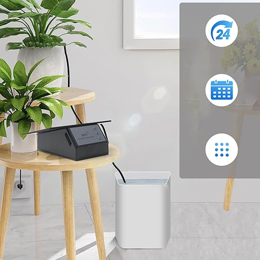 Solar Drip Irrigation System Kit, APP Remote Control 2000mAh Automatic Watering Drip Irrigation System, Smart Timing Plant Waterer Outdoor for Up to 10 Indoor Plants