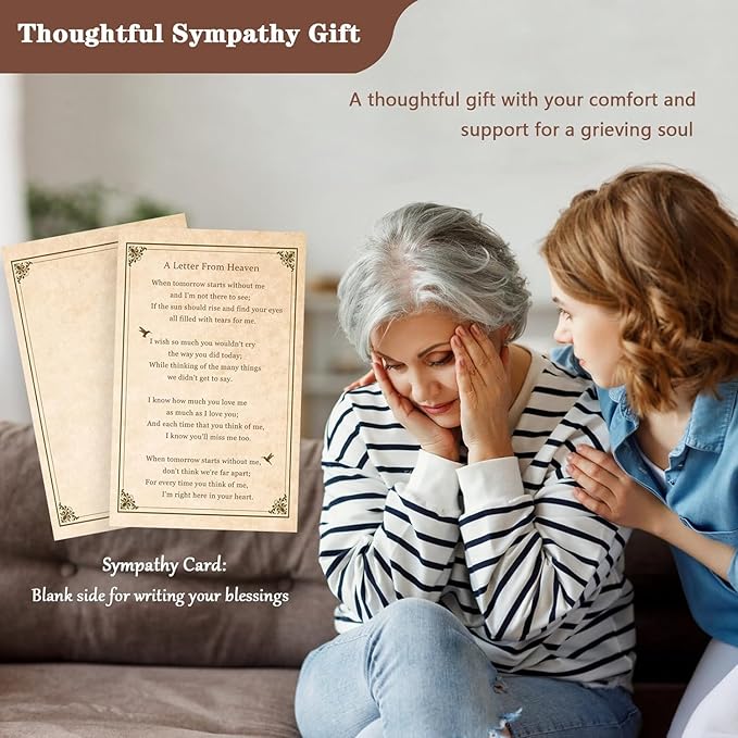 Sympathy Gifts for Loss of Mom, Memorial Wind Chimes for Loss of Mother, Condolence Bereavement Remembrance Gift in Memory of Mom