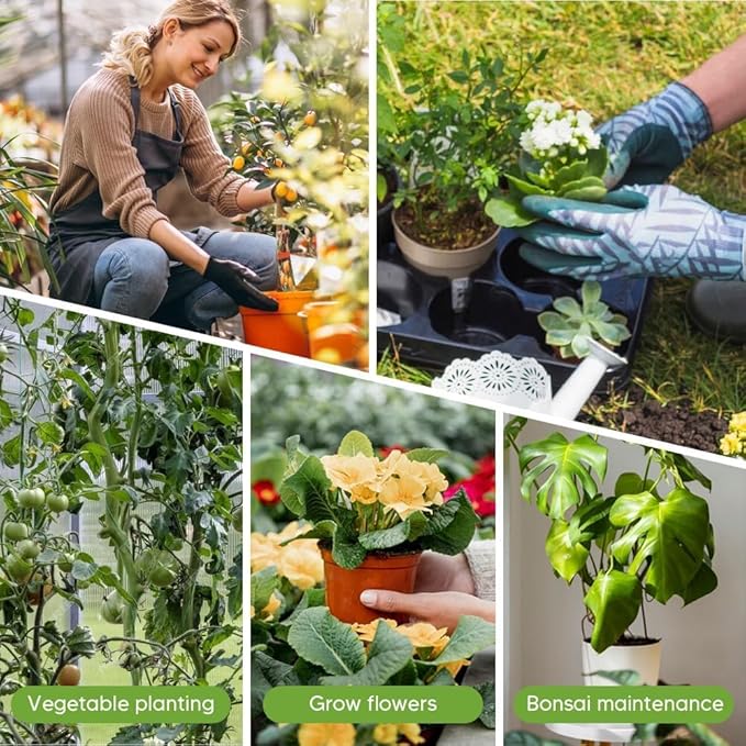 JUFFBOT Stackable Monstera Plant Support, 10 Pack Garden Plant Support Stakes for Indoor Outdoor Plants Climbing Plant Support Structures Plant Holder Stick Moss Pole for Support Tall Potted Plants