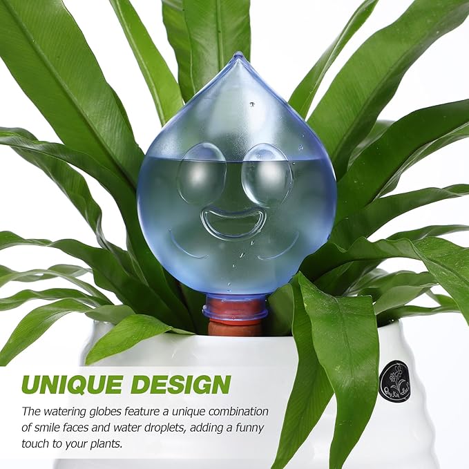 3pcs Self Watering Globes for Plants Portable Automatic Watering Bulbs with Garden Plant Device for Indoor and Outdoor Use Green Blue Pink