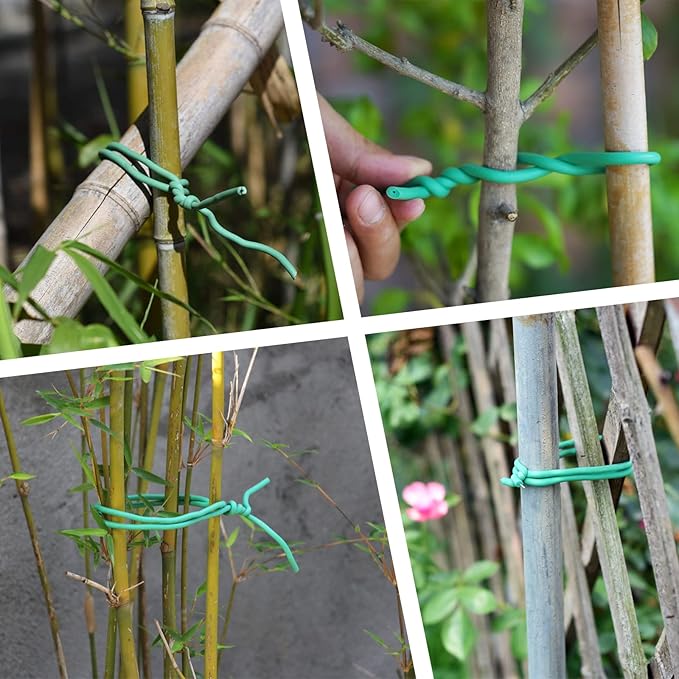 PGarden-EZ Soft Twist Tie Garden Plant Tie 52 feet Heavy Duty Plant Ties…