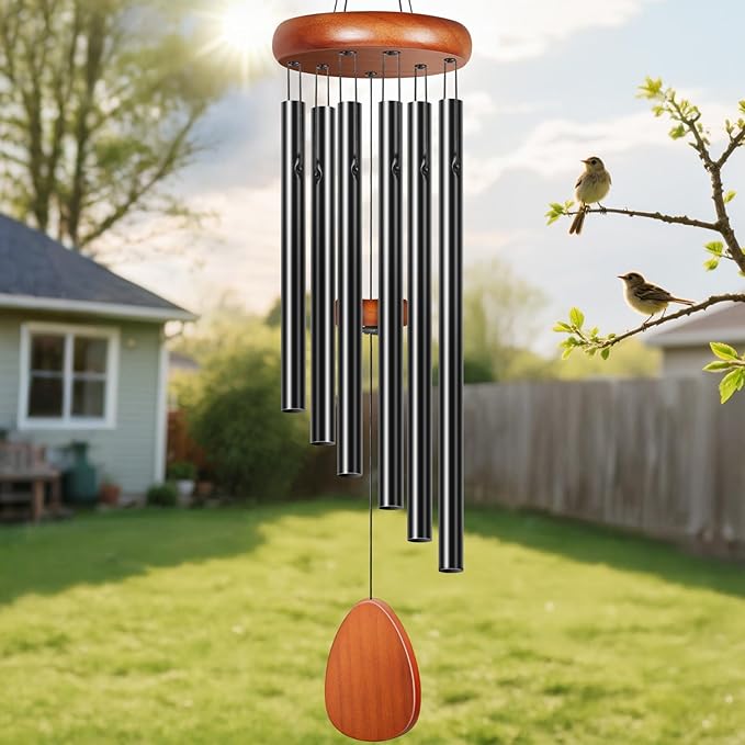 Winzwon Wind Chimes for Outside House Warming Gifts for Women, New Home Gift Men, Outdoor Gifts for Neighbor Hotness Parents Garden Aluminum Hanging Metal Windchimes Outdoors for Patio Porch Yard