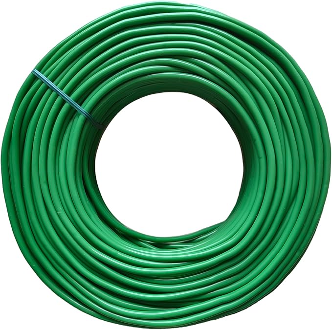 plantactic Soft Plant Tie Garden Plant Twist Tie TPR Plant Supply, for Supporting and Fixing Garden Planting Branches Vines, Stems, for Garden, Office, Home Organizing (164ft /3.5mm Diameter, Green)