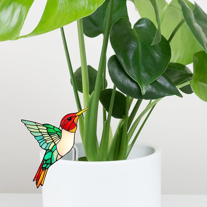 Hanging Planters for Indoor Outdoor Plants – Hummingbird Design Hanging Plant Pots, Rustic Farmhouse Garden Decor for Porch Balcony Yard, Decorative Flower Baskets & Unique Gifts for Mom16
