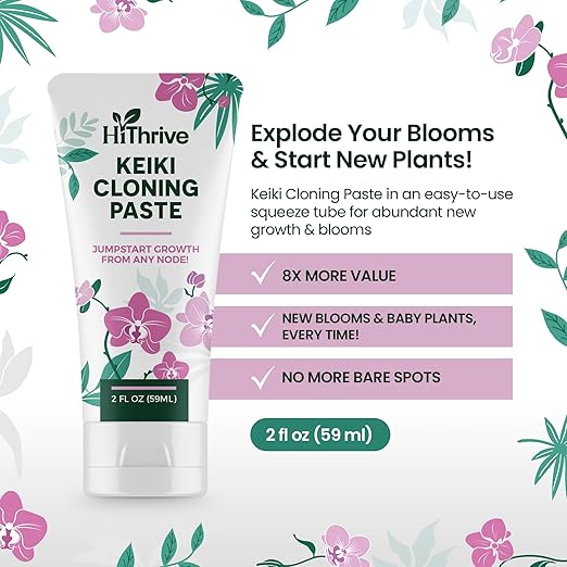 2oz Keiki Paste for Plants - Up to 150 Applications, Keiki Cloning Paste for Plants to Grow Orchids Baby Plant & New Blooms, Ideal for Orchids & Houseplants, Convenient Plant Cloning Formula