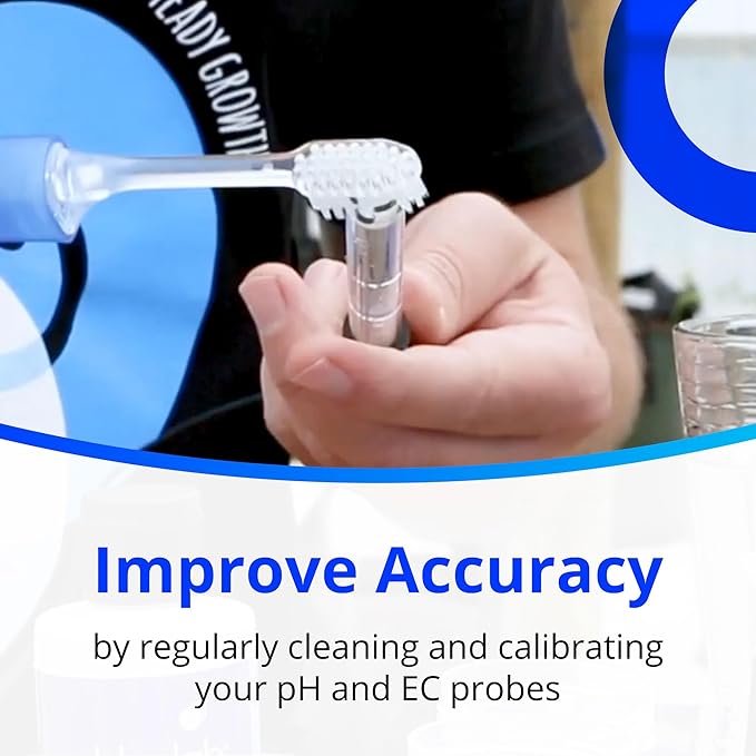 CAREKITPHCON Probe Care Kit for pH and Conductivity (TDS/PPM) Probes and Pens with 4 Solutions and Cleaners, Cleaning Kit Tool for Hydroponic system and Indoor Plant Grow