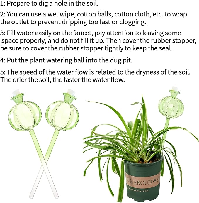 Self Watering Planter Insert. Plant Watering Devices. 3-Pack Cactus Plant Watering Bulbs. Plant Watering Globes. Plant Gifts Plant Lover Gifts