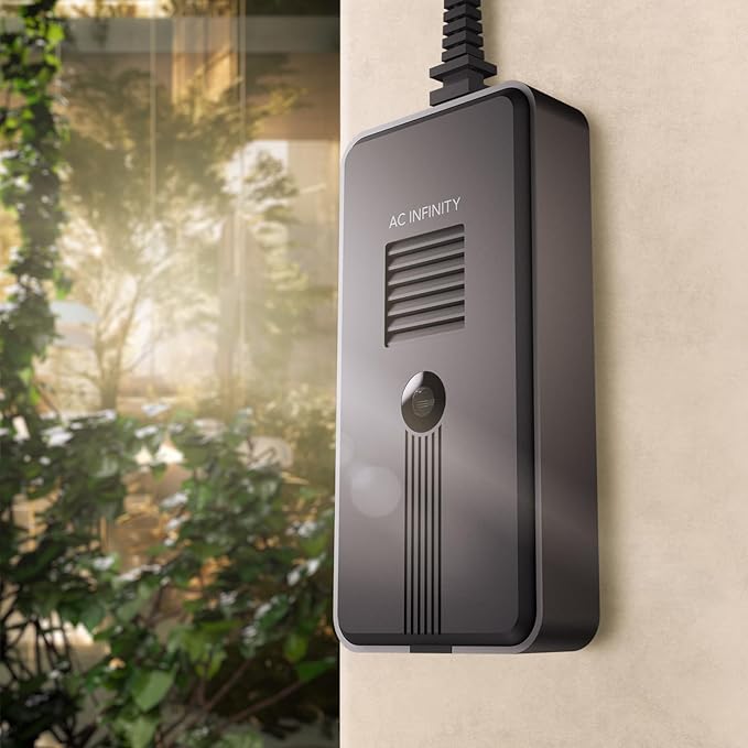 AC Infinity CO2 + Light Sensor, Exclusively Assists Controller AI+ Dynamically to Learn and Manage Equipment; CO2 Data Tracking Enables Smart Fan Programming for Optimized FAE, Day & Night Scheduling