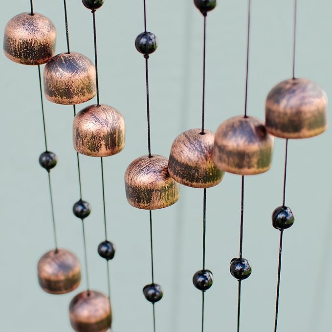 VP Home Rustic Horse Wind Chimes for Outside - Harmonic Windchimes with Animal Design for Gardens, Patios, and Porches - Thoughtful Gift for Mom, Grandma, and Gifts for Horse Lovers - 22x17x70 Inches