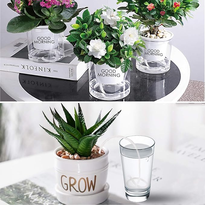 Augshy 1/6 Inches Self Watering Wick Cord String Cotton Rope for DIY Plant Automatic Watering Device (40 Feet)