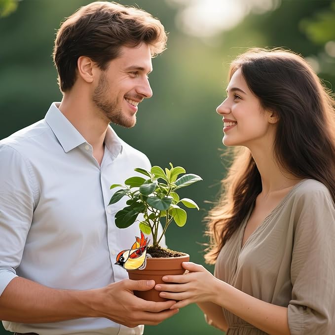 Hanging Planters for Indoor Outdoor Plants – Hummingbird Design Hanging Plant Pots, Rustic Farmhouse Garden Decor for Porch Balcony Yard, Decorative Flower Baskets & Unique Gifts for Mom (21)