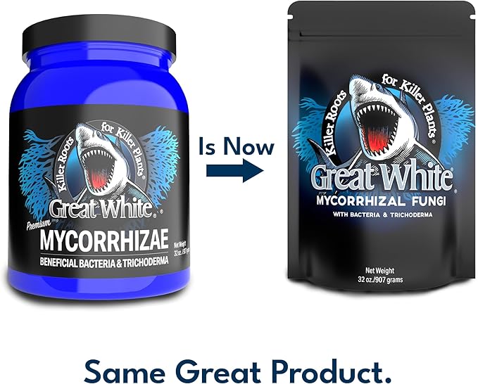 Great White Mycorrhizal Fungi, Beneficial Bacteria for Plant Growth, Root Stimulator, Concentrated 3-in-1 Formula by Plant Success (32 oz)