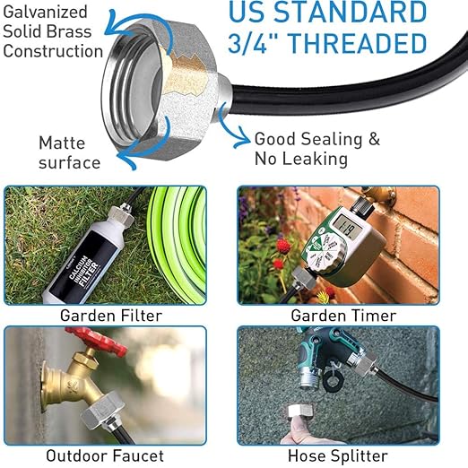 360° Adjustable Mister Drip Irrigation System -Water Trampoline Sprinkler Kit for Kids Summer Fun.50Ft Garden Greenhouse Plant Watering System with 8 Nozzles for Yard, Lawn, Plants (33FT)