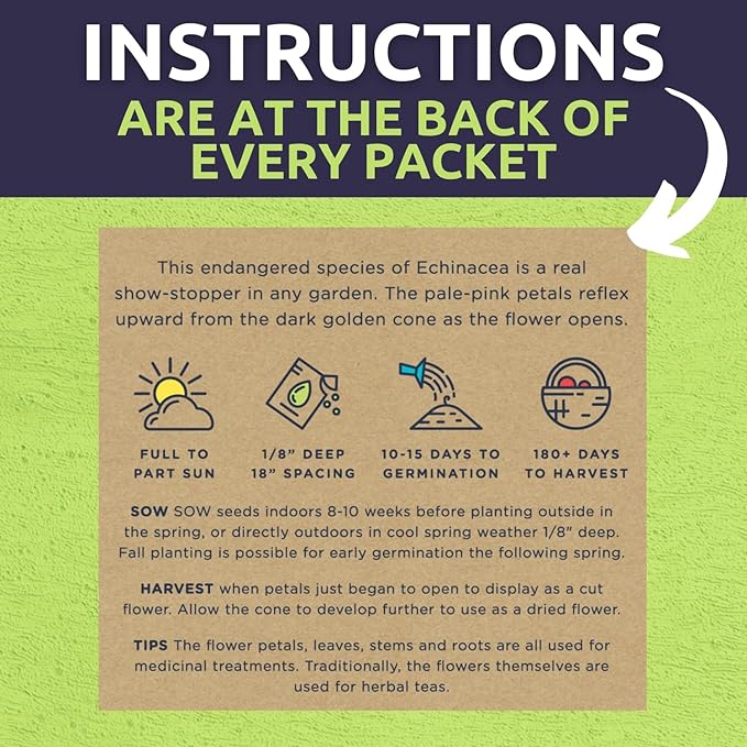 Organic Herbal Tea Seeds Variety Pack - 16 Individual Packs - 2026 Season - Mint, Lavender, Chamomile and More! for Indoor & Outdoor Planting (Non-GMO, Certified Organic)