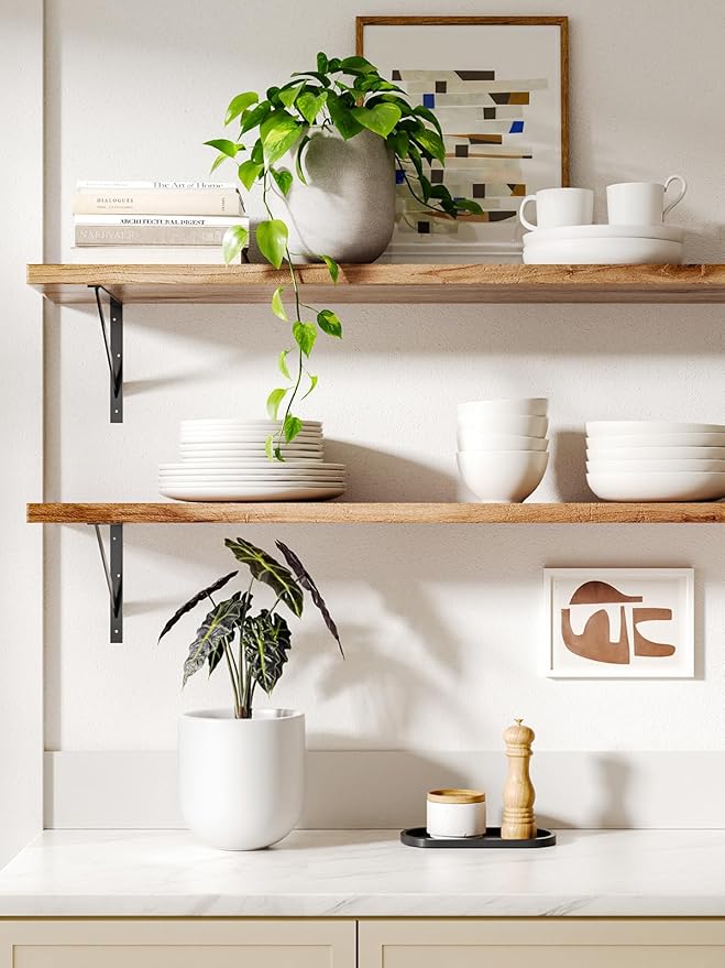 LE TAUCI 6 Inch Plant Pot, Ceramic Pot with Drainage Hole & Rubber Plug, Indoor Planter for Herbs & Small Houseplants, Cylinder Planter for Home Office, White