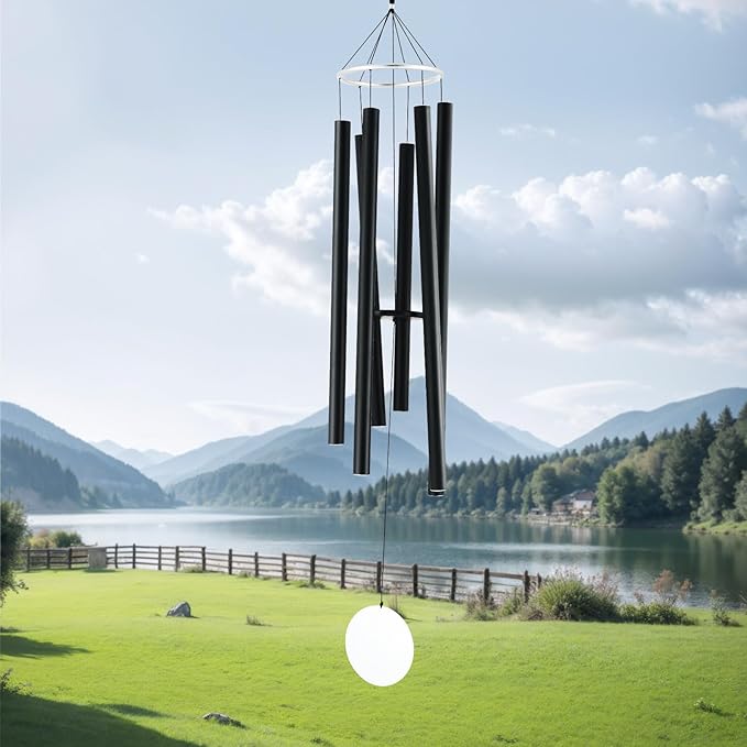 VEVOR 66" Deep Tone Wind Chimes for Outside – Large Memorial Wind Chimes, Sympathy Gifts for Loss of Loved One, Mother, Father, Outdoor Decor for Garden, Patio, Yard, Soothing Melodic Tones