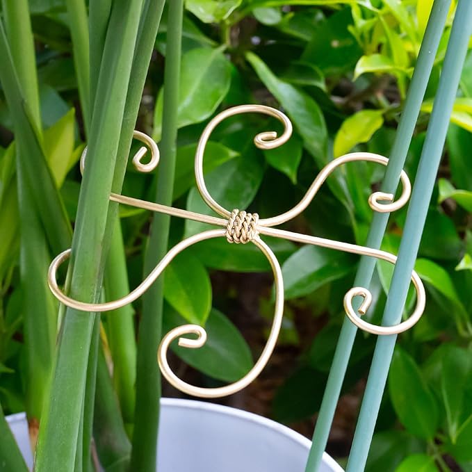 Yohsnor 6.5IN Monstera Plant Support Hook 5PCS Durable Stem Stabilizer for Indoor Plants | Easy Setup 5-Piece Set Ideal for Turtle Shell Leaf Support Ideal Present for Plant Lovers & Home Garden Décor