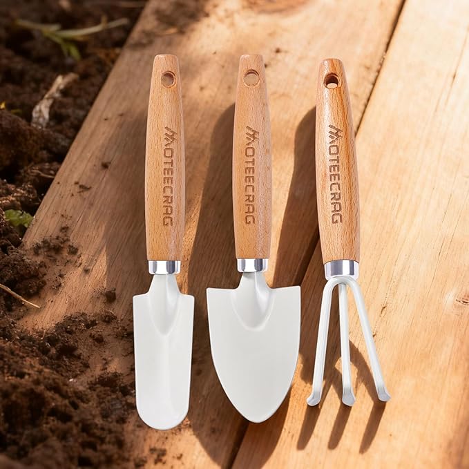 Kids Gardening Tools Set Mini Gardening Tools for Children with Small Shovel, Trowel and Rake, Inspire a Love for Nature