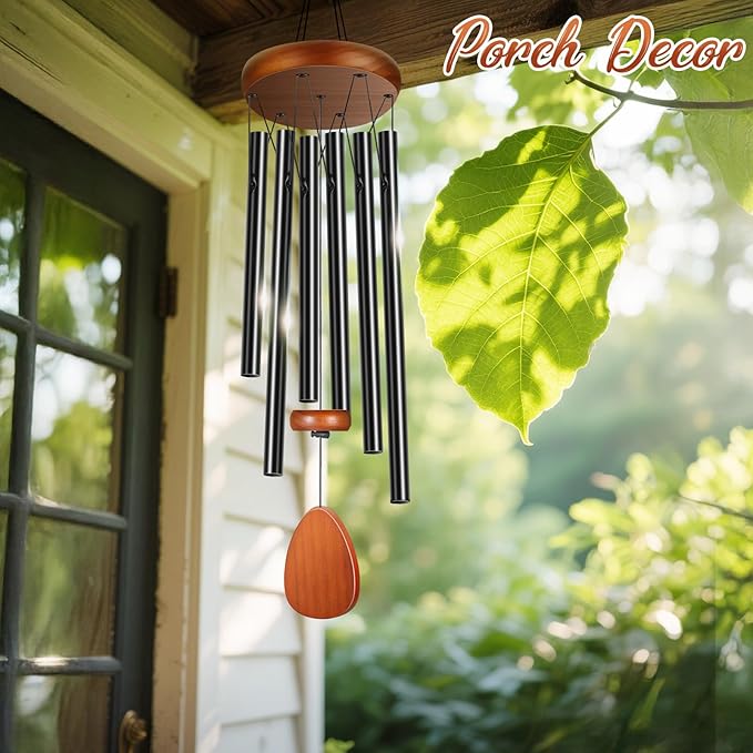 Winzwon Wind Chimes for Outside House Warming Gifts for Women, New Home Gift Men, Outdoor Gifts for Neighbor Hotness Parents Garden Aluminum Hanging Metal Windchimes Outdoors for Patio Porch Yard
