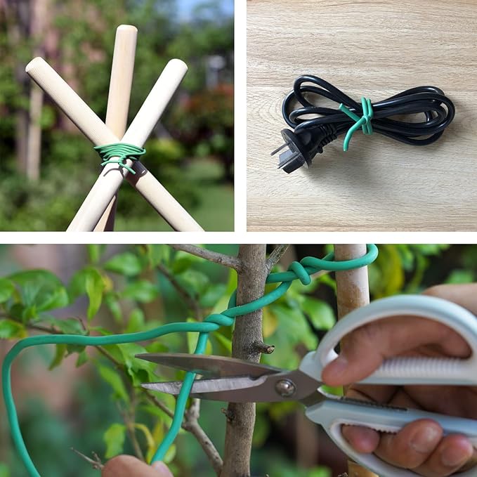 PGarden-EZ Soft Twist Tie Garden Plant Tie 52 feet Heavy Duty Plant Ties…