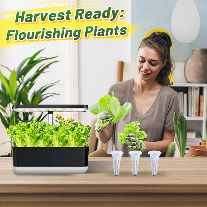 Alphatool Grow Baskets Compatible with AeroGarden - 50 Pcs Hydroponic Baskets, Seed Starters Pods Replacement for Improving Germination Rate Speed, Seeds Starting Kit for Indoor