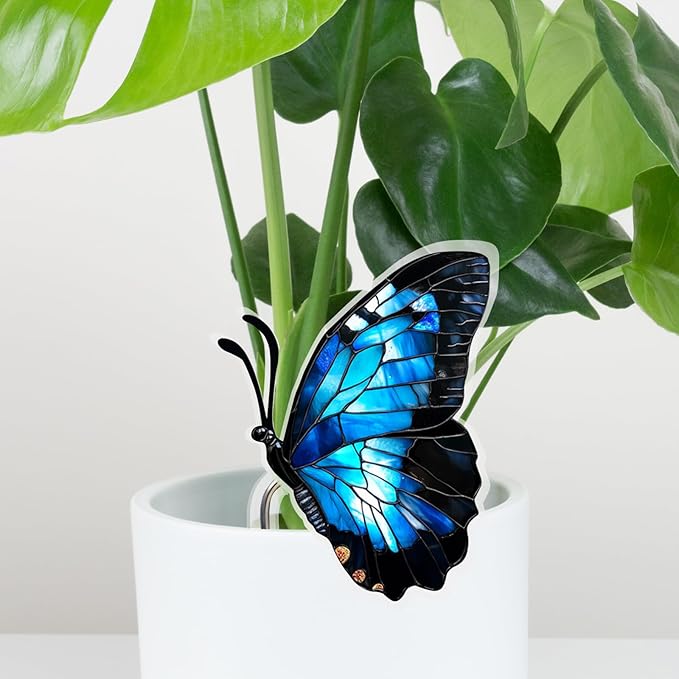 Hanging Planters for Indoor Outdoor Plants – Butterfly Design Hanging Pots, Rustic Farmhouse Garden Decor for Porch Balcony, Decorative Planters & Gift Ideas for Mom (22)