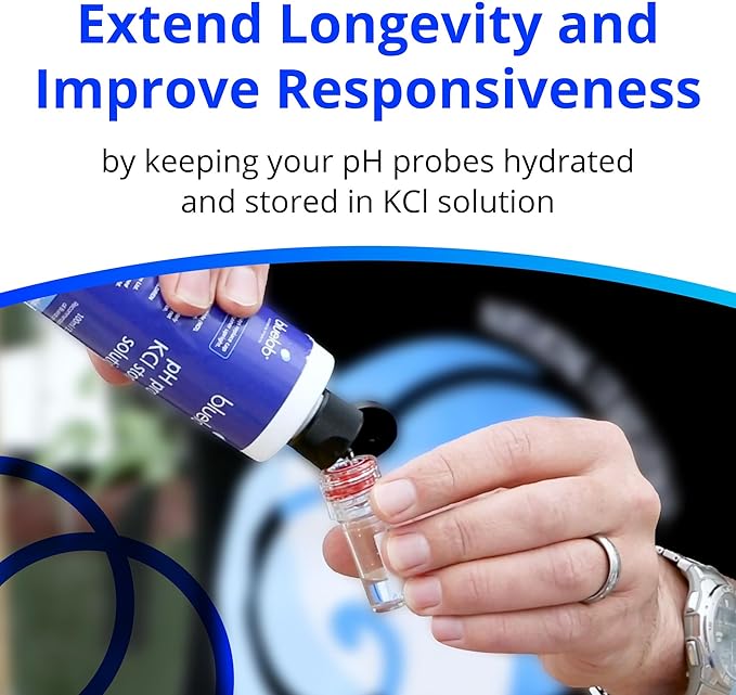 CAREKITPHCON Probe Care Kit for pH and Conductivity (TDS/PPM) Probes and Pens with 4 Solutions and Cleaners, Cleaning Kit Tool for Hydroponic system and Indoor Plant Grow