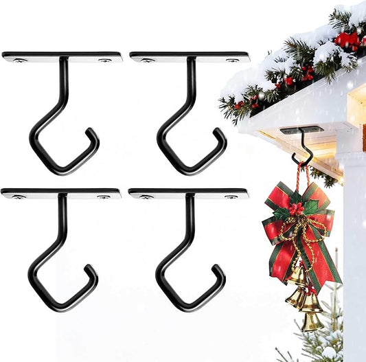 AJART Ceiling Hooks for Hanging Plants: Iron Plant Hanger for Wall Mount - 4 Pack/2.5 Inch Ceiling Hook for Indoor Use
