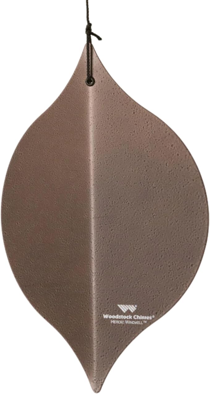 Woodstock Chimes Heroic Windbell Wind Chime for Outside 40" Grand Large Copper,Deep Tone Sound, Outdoor Decor for Patio, Porch, Garden HWXLC
