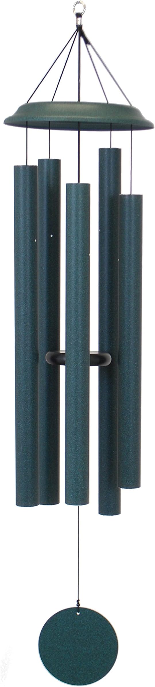 Shenandoah Melodies by Wind River - 59 inch Green Wind Chime for Patio, Backyard, Garden, and Outdoor décor (Aluminum Chime) Made in The USA