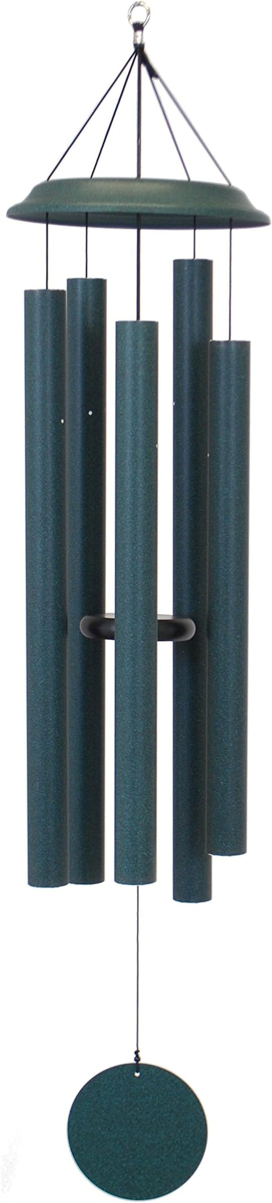 Shenandoah Melodies by Wind River - 59 inch Green Wind Chime for Patio, Backyard, Garden, and Outdoor décor (Aluminum Chime) Made in The USA