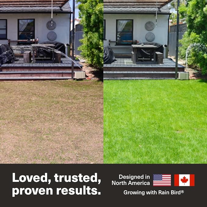 OtO Lawn Smart Sprinkler – App-Controlled Precision Watering, Solar-Powered, Weather Intelligence, Rain Skips, Quick Install, Covers 5,000 sq ft, Water-Saving Irrigation System