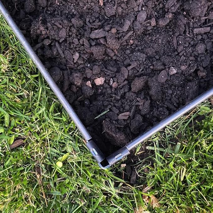 Edge Right - Raised Garden Bed Kit - COR-Ten Steel (8" COR-Ten Steel, 4 FT x 4 FT)