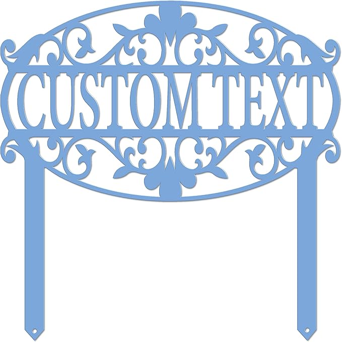 Decorative Custom Garden Sign