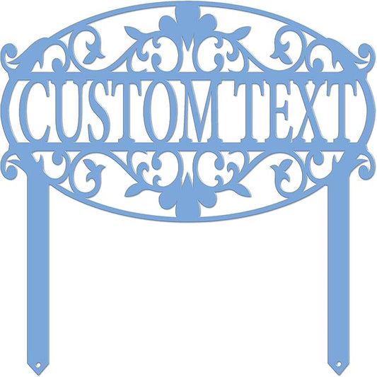 Decorative Custom Garden Sign