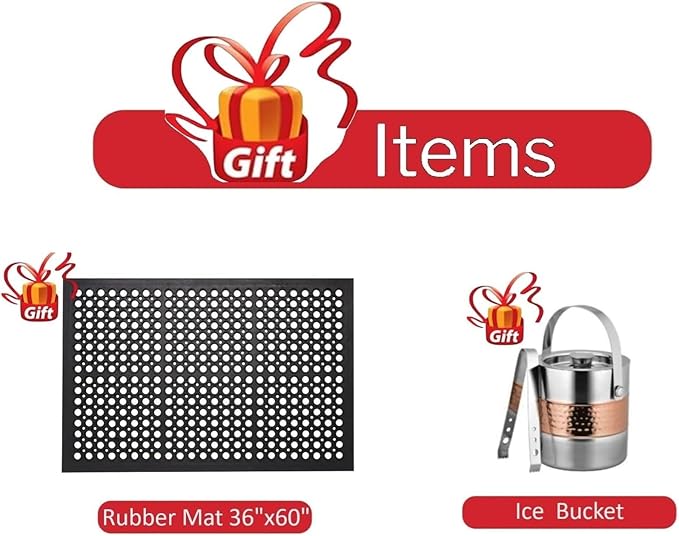 AMS Fireplace Sedona Fire Table Light Gray Liquid Propane Gas Pit Table for Outside Patio Bundle with Wind Guard, and SS Burner Lid | Free Rubber Mat & Ice Bucket