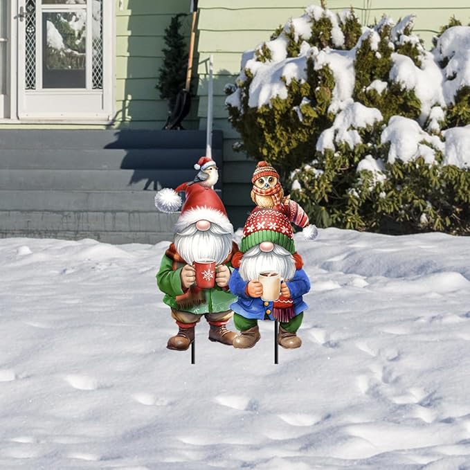 Briarwood Lane Warm Wishes Gnomes Metal Art