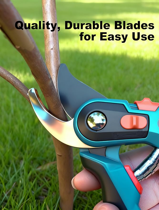 EPAOVEHR Pruning Shears, Garden Clipper with High-Elasticity Spring, Professional SK5 Steel Blades, Adjustable Handle Opening, Gardening Plant Pruners for Branch Cutting