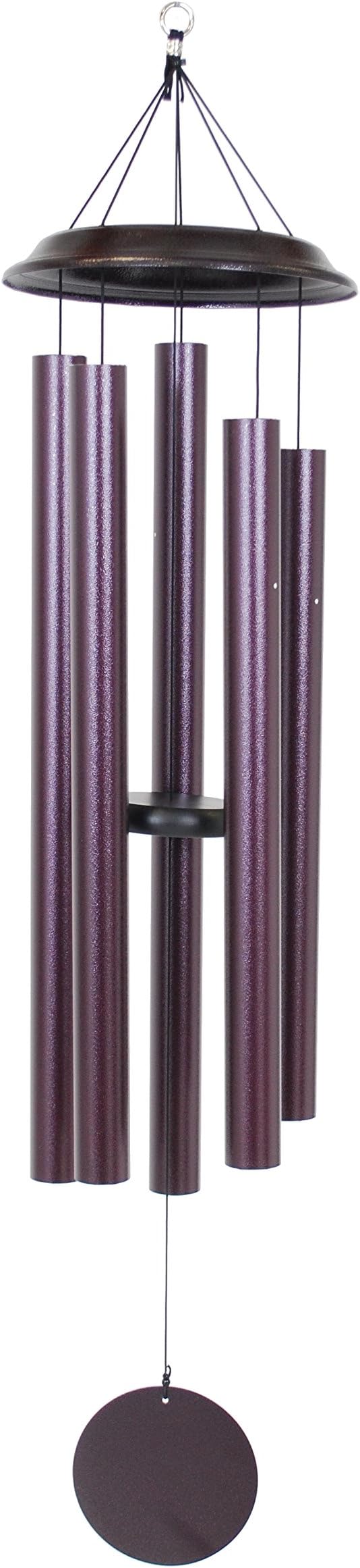 Shenandoah Melodies by Wind River - 59 inch Plum Wind Chime for Patio, Backyard, Garden, and Outdoor décor (Aluminum Chime) Made in The USA