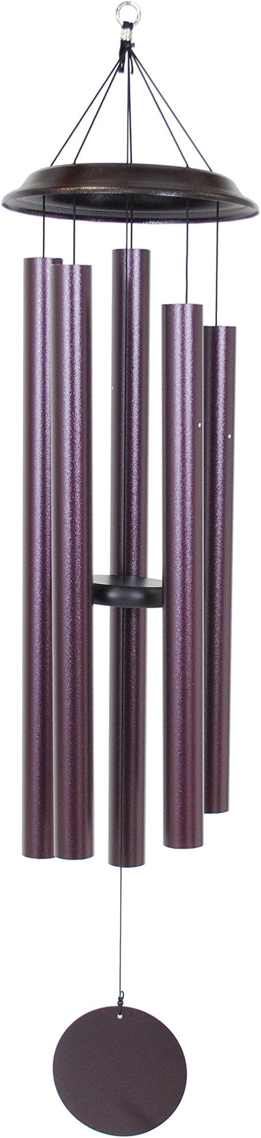 Shenandoah Melodies by Wind River - 59 inch Plum Wind Chime for Patio, Backyard, Garden, and Outdoor décor (Aluminum Chime) Made in The USA