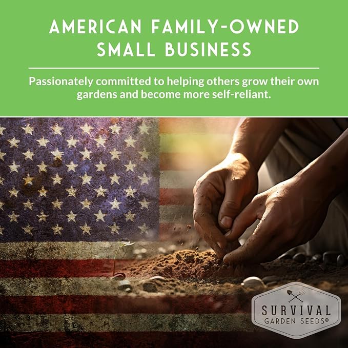 Home Garden Vegetable Seeds 30 Variety Pack – Heirloom Seed Vault Kit for Planting Non-GMO Vegetables, Herbs, Fruit – Emergency Preparedness Survival Food Grow Kit – Survival Garden Seeds (18,500+)