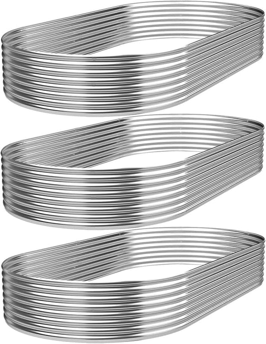 BTDVR 3 PCS 8×4ft Galvanized Raised Garden Bed Outdoor, Metal Raised Beds for Vegetables, Above Ground Garden Box for Flower, Steel Garden Bed for Gardening