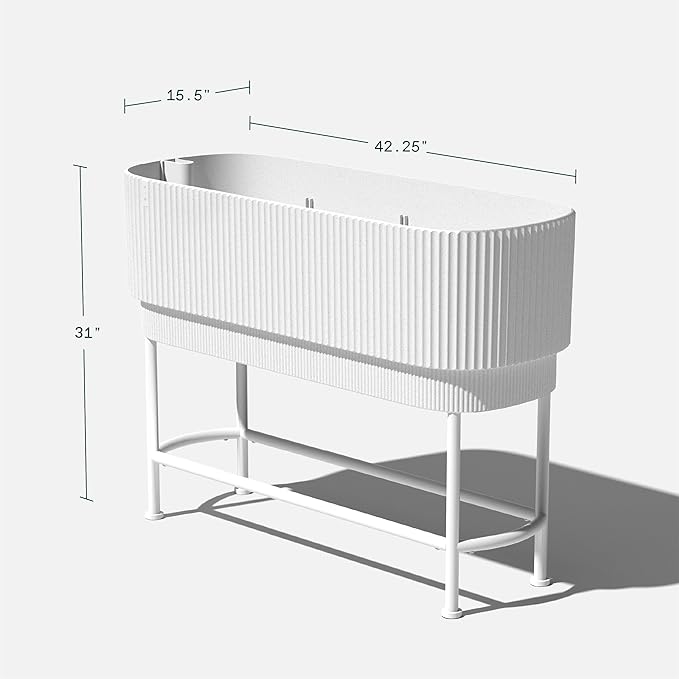 Veradek Demi Series Raised Garden Bed w/Stand - Self-Watering Planter for Backyard & Garden | All-Weather Use
