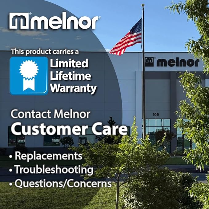 Melnor 65165AMZ XT Turbo Oscillating Sprinkler, 4,500 sq. ft., Quick Connect Bundle, 2-Way Adjustable, Black, Yellow